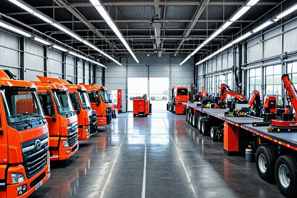 Our truck repair facility